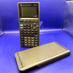 Texas Instruments TI‑82 Graphing Calculator Link Cable Tested 1991 Scratch READ!